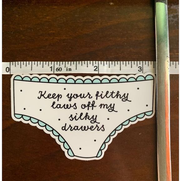 My Silky Drawers Feminism Stickers - Picture 1 of 2